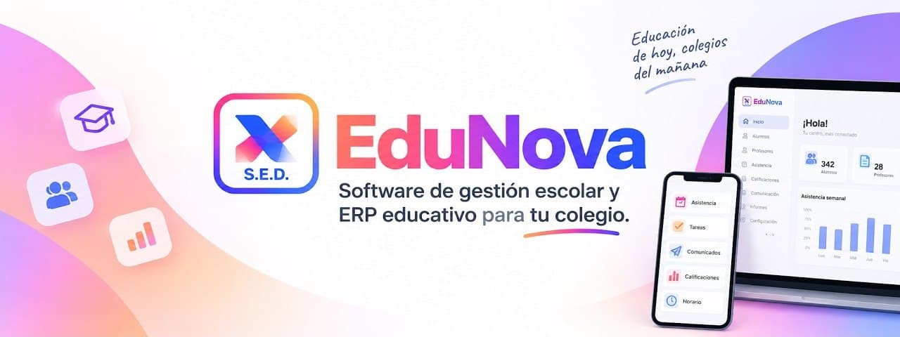 Vídeo de presentación de EduNova, software de gestión escolar y ERP educativo para colegios